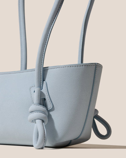 FLECA MINI SHOULDER NUBUCK - Knotted-handle Shoulder Bag - Hereu on sale