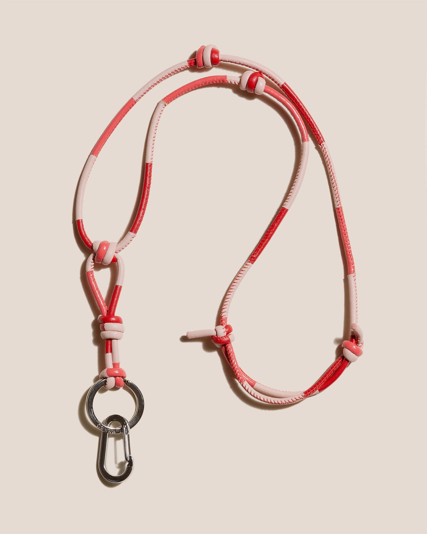 GERANI KEYCHAIN - Hand-Knotted Patchwork Keychain - Hereu near me