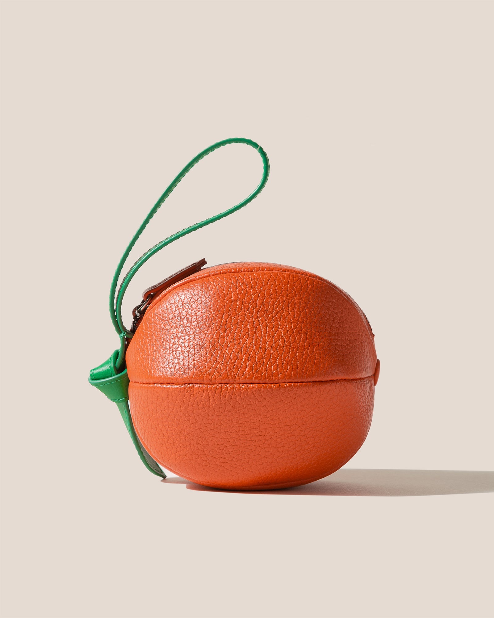 TARONJA PURSE - Orange-Shaped Leather Coin Purse - Hereu outlet