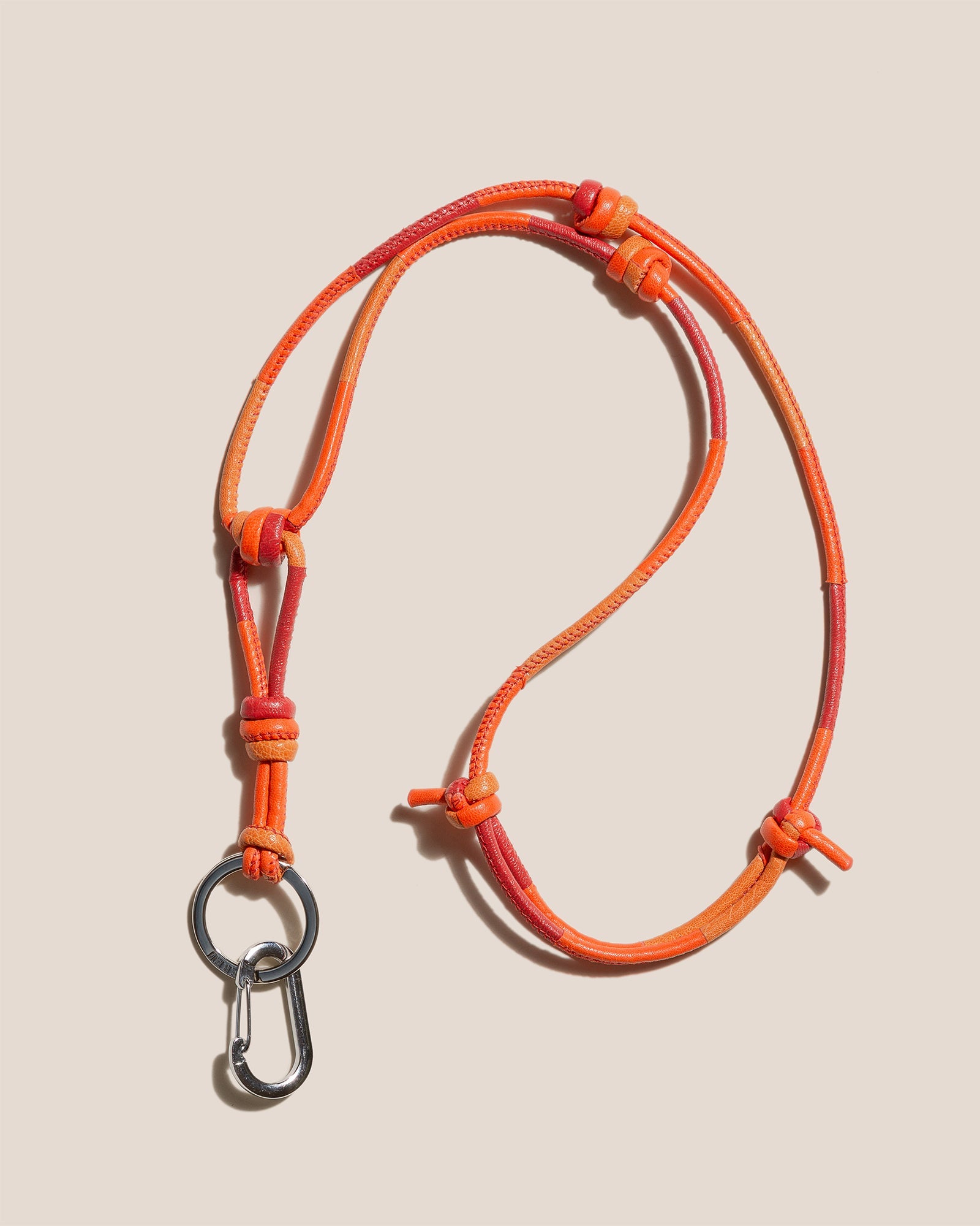 TARONGER KEYCHAIN - Hand-Knotted Patchwork Keychain - Hereu for sale