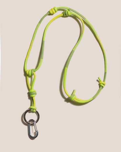 LLIMA KEYCHAIN - Hand-Knotted Patchwork Keychain - Hereu online