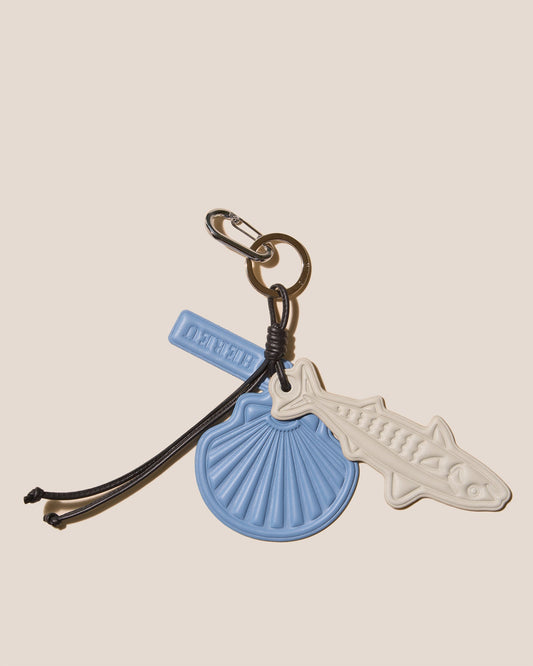 LAMAR KEYCHAIN - Embossed Leather Keychain - Hereu near me