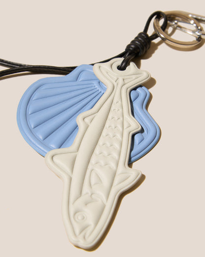 LAMAR KEYCHAIN - Embossed Leather Keychain - Hereu near me