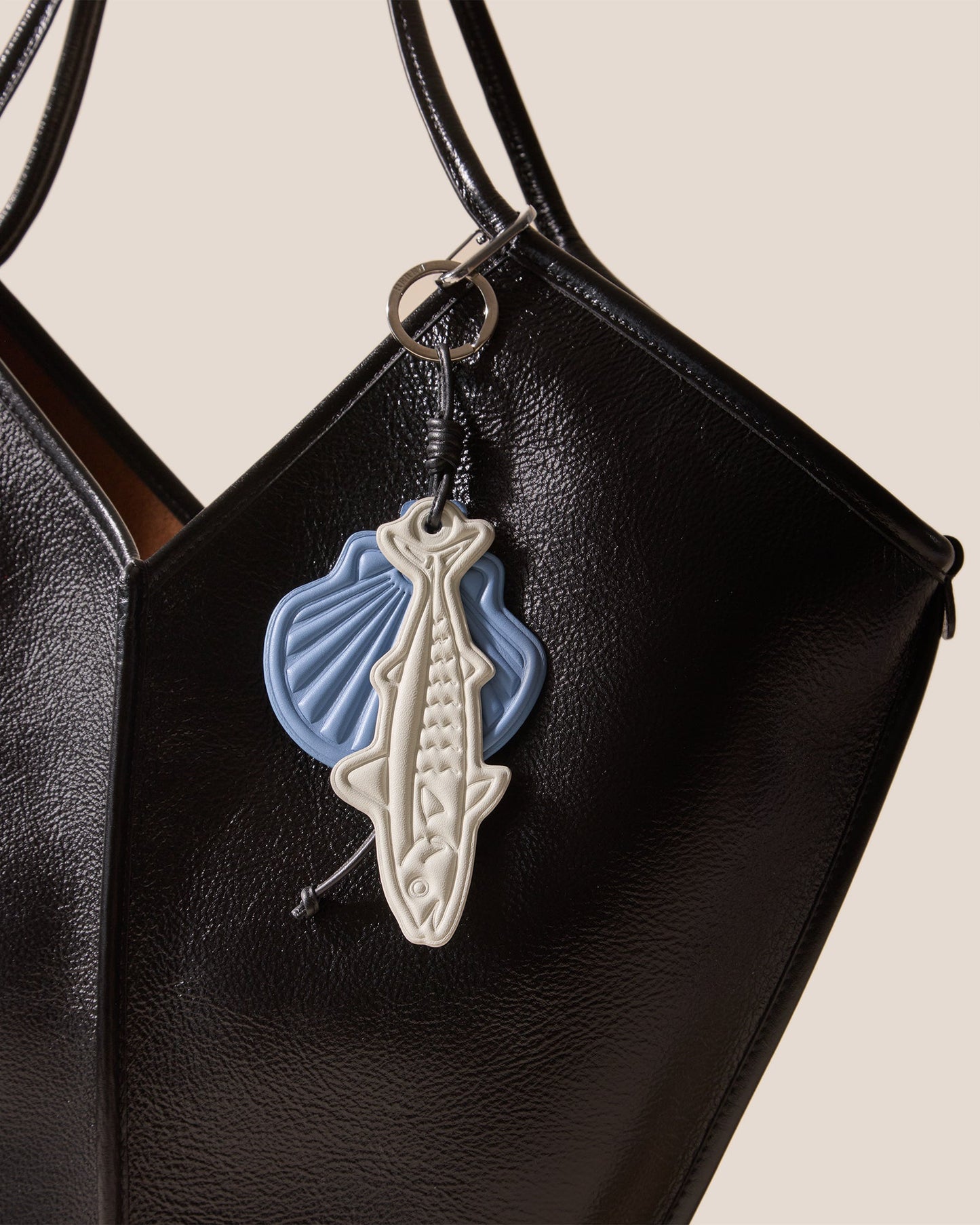 LAMAR KEYCHAIN - Embossed Leather Keychain - Hereu near me