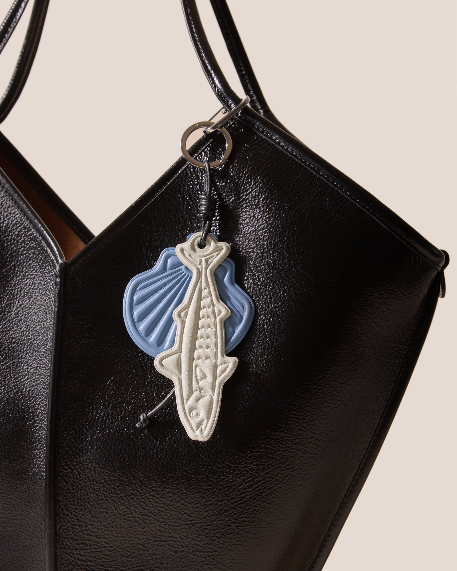 LAMAR KEYCHAIN - Embossed Leather Keychain - Hereu near me