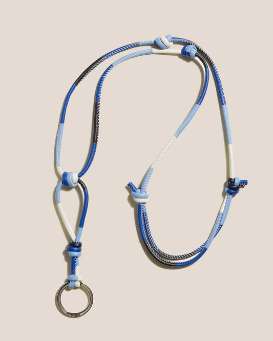 MAR KEYCHAIN - Hand-Knotted Patchwork Keychain - Hereu outlet