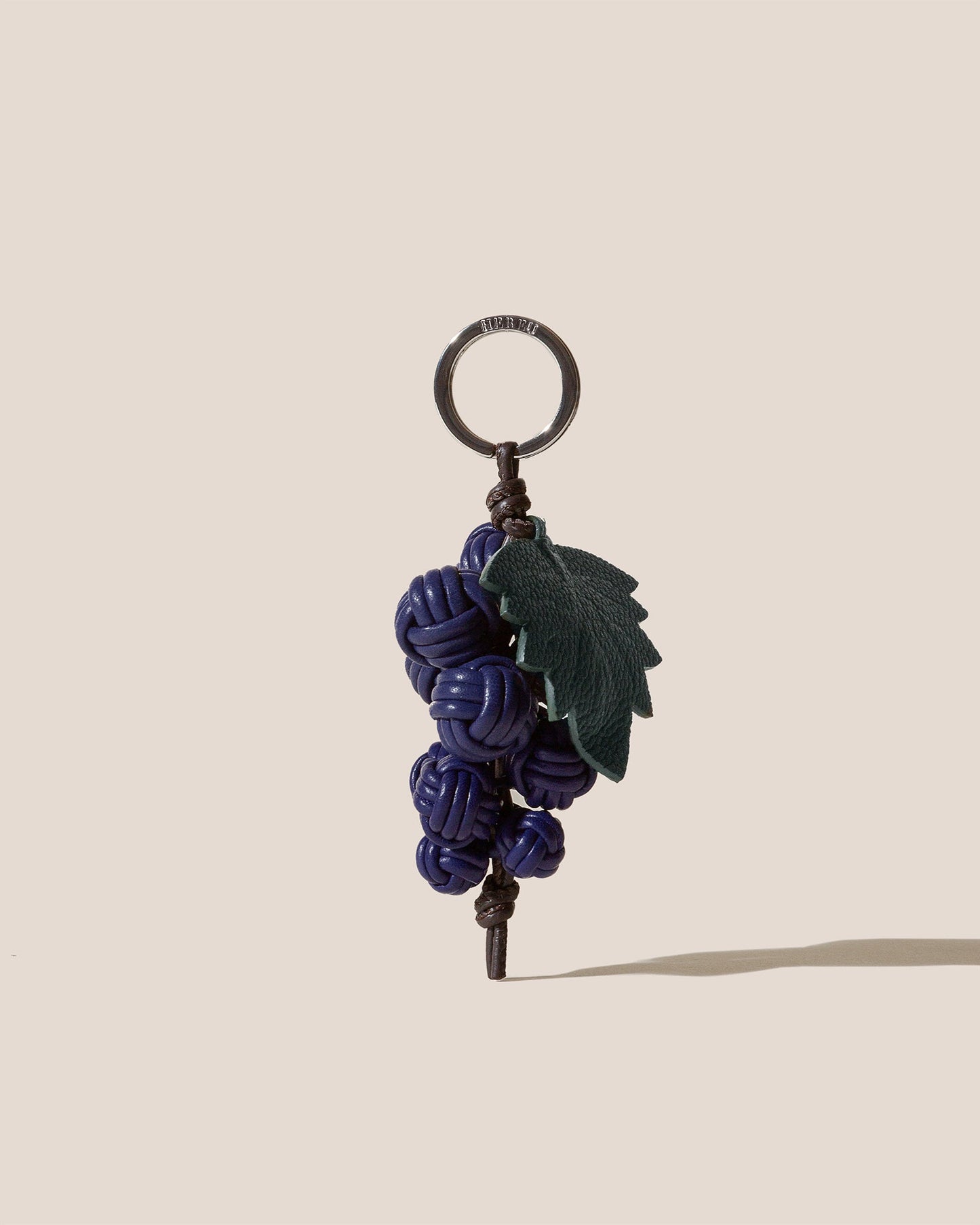 RAÏM - Hand-Knotted Grapes Leather Key Holder - Hereu sale