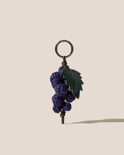 RAÏM - Hand-Knotted Grapes Leather Key Holder - Hereu sale