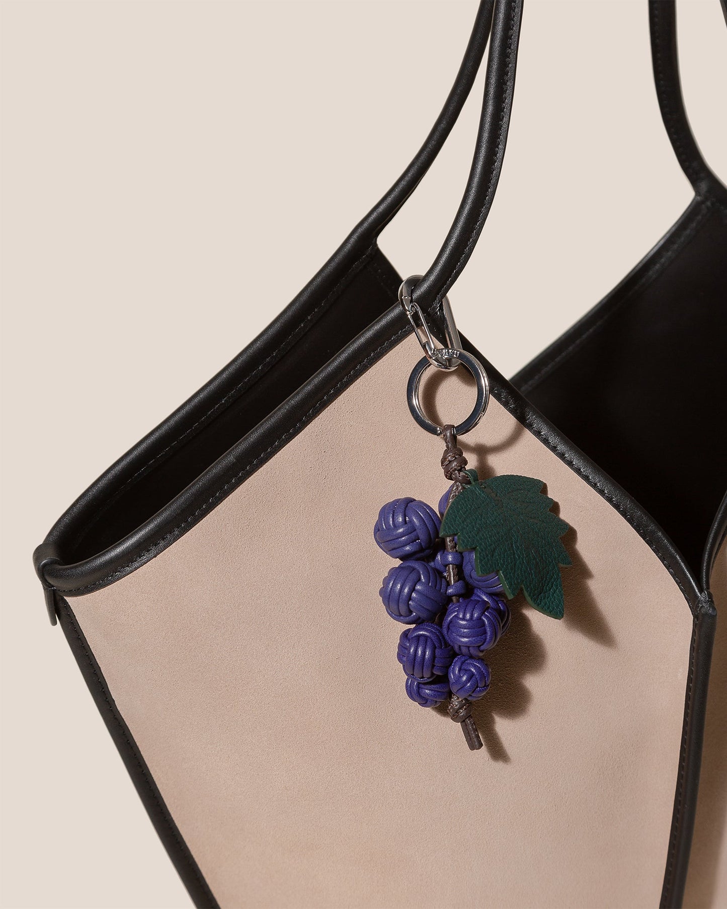 RAÏM - Hand-Knotted Grapes Leather Key Holder - Hereu sale