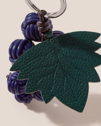 RAÏM - Hand-Knotted Grapes Leather Key Holder - Hereu sale