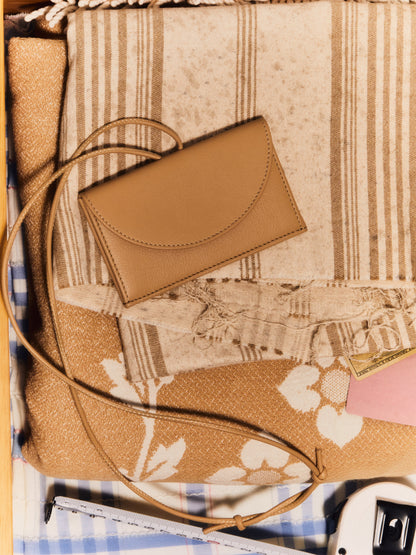 PENJAT - Leather Wallet with Strap - Hereu on sale
