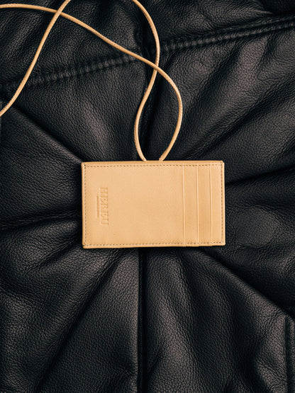 PENJAT - Leather Wallet with Strap - Hereu on sale