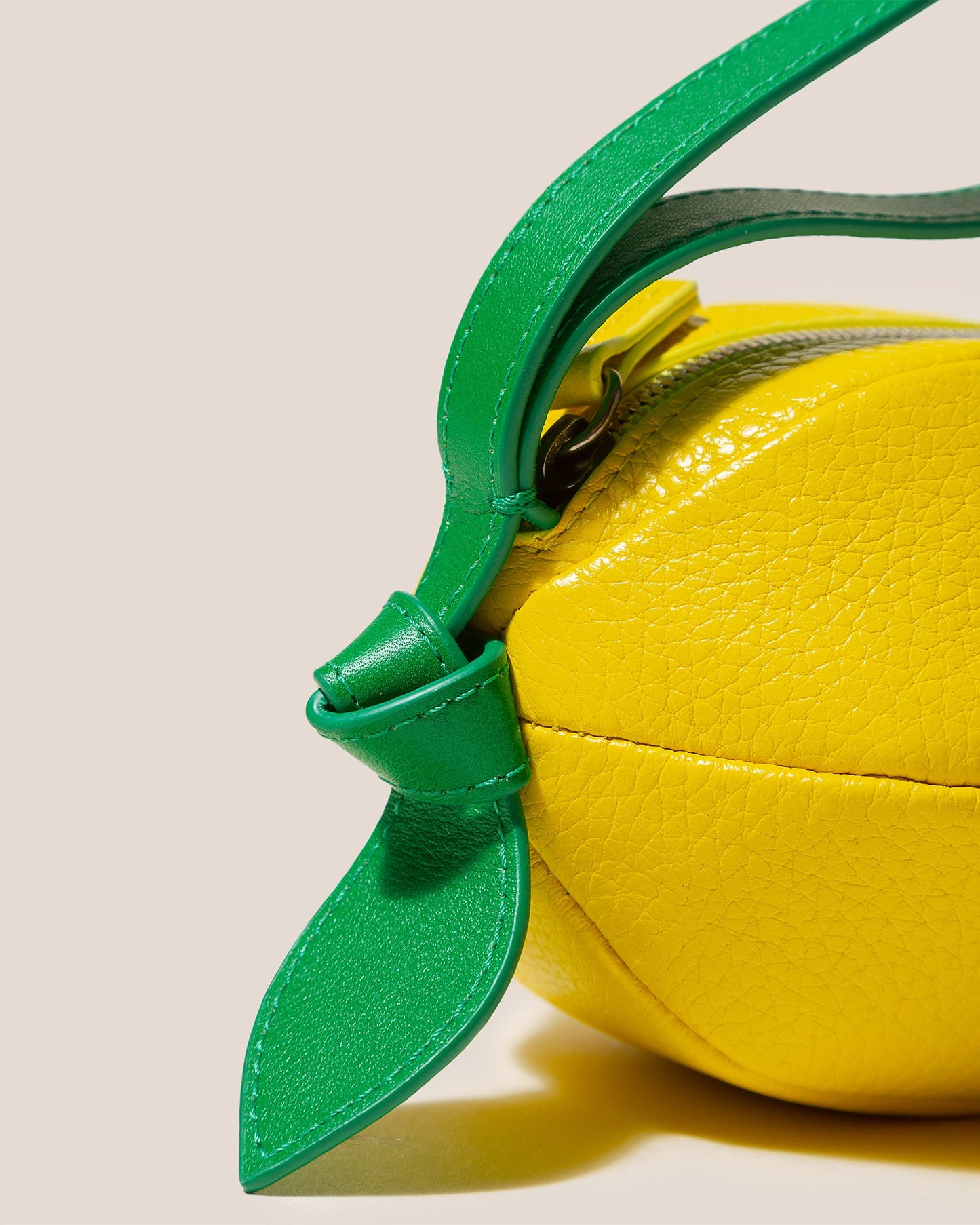 LLIMONA PURSE - Lemon-Shaped Leather Coin Purse - Hereu outlet