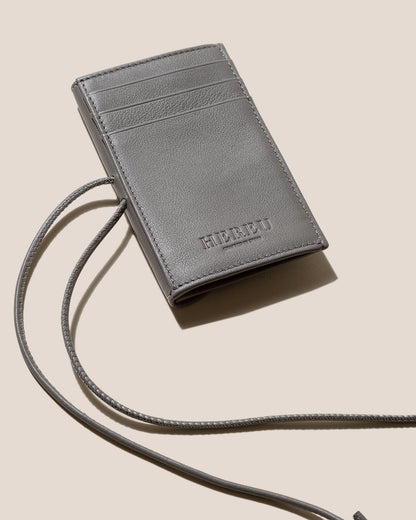 PENJAT - Leather Wallet with Strap - Hereu on sale