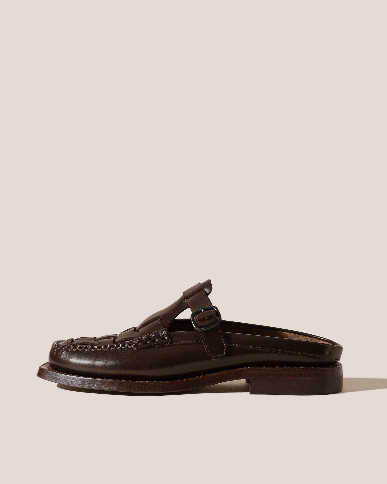 BONELL - Woven T-bar Mule Loafer - Hereu US
