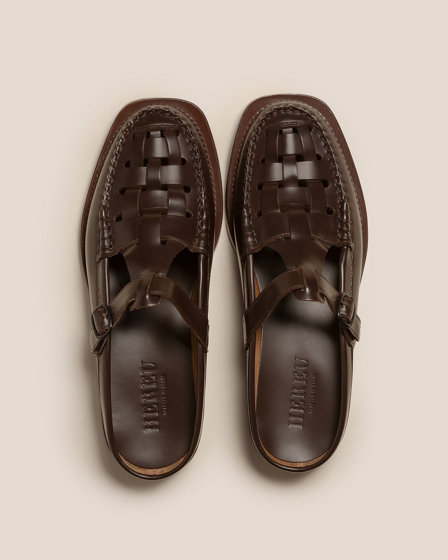 BONELL - Woven T-bar Mule Loafer - Hereu US