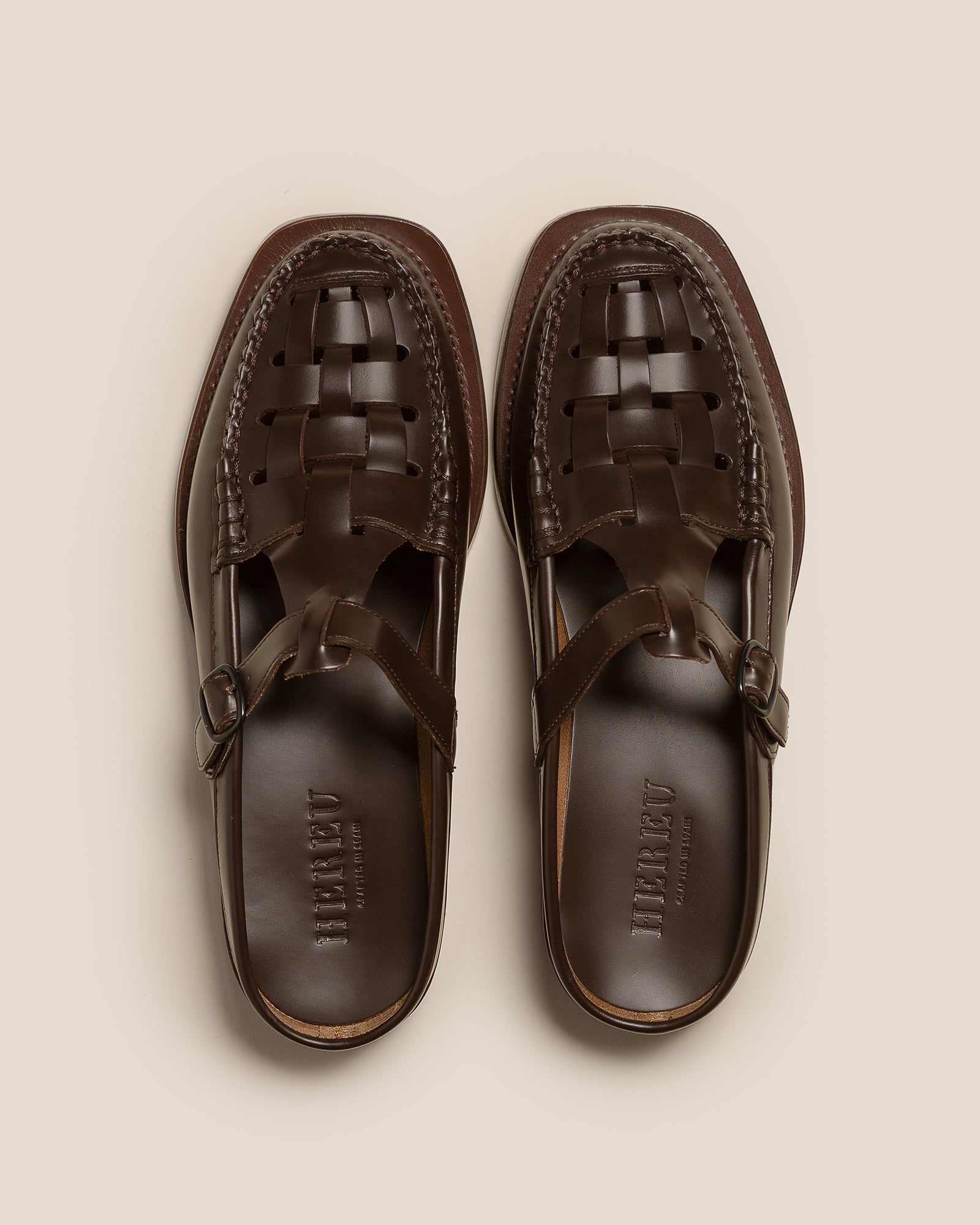 BONELL - Woven T-bar Mule Loafer - Hereu US