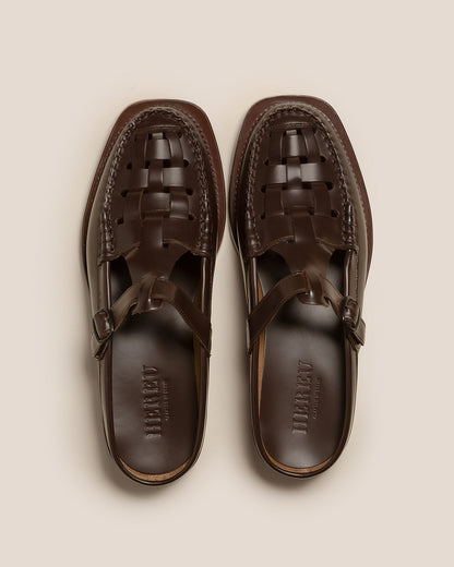 BONELL - Woven T-bar Mule Loafer - Hereu US