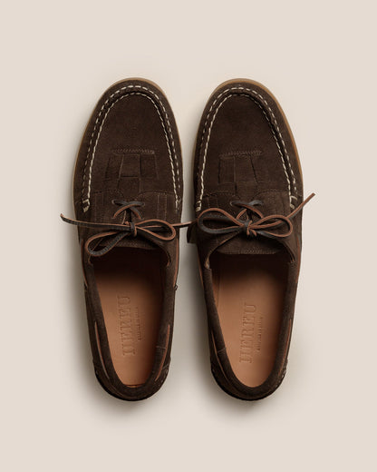 SALER NAUTIC SUEDE - Lace-up Loafer - Hereu sale