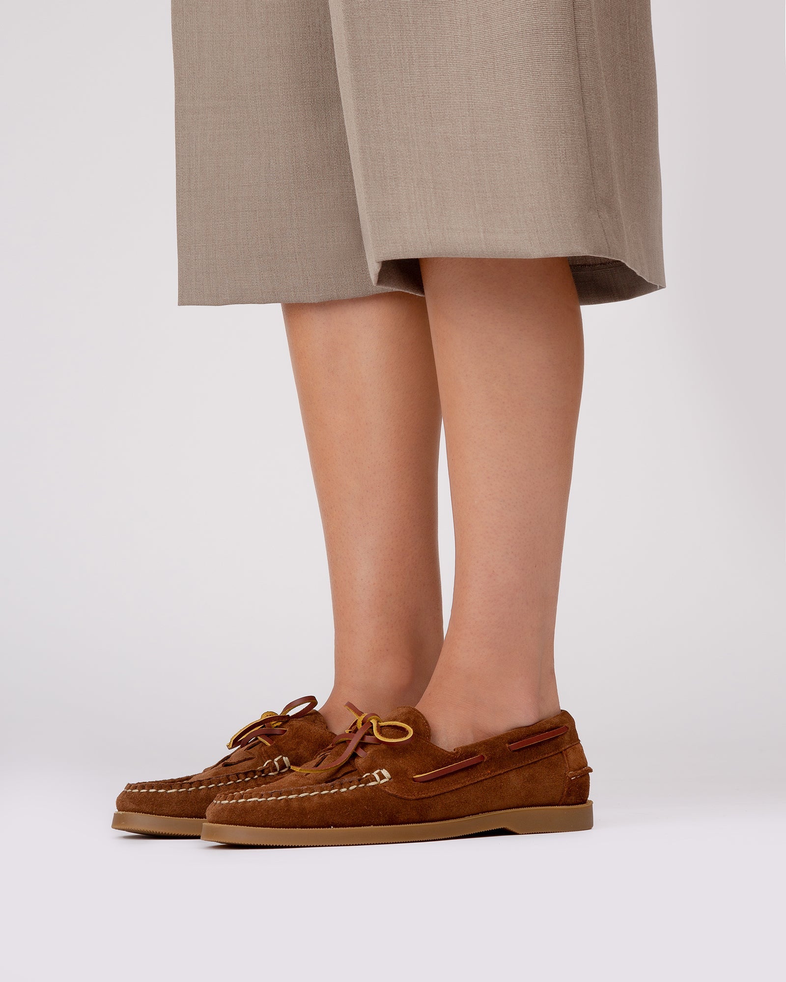 SALER NAUTIC SUEDE - Lace-up Loafer - Hereu sale
