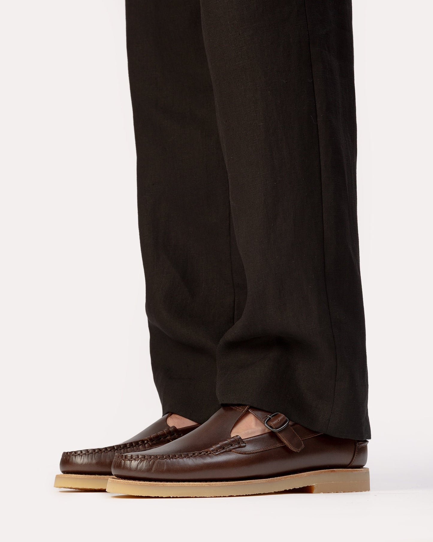 ALBER RUBBER VEG TAN - T-bar Loafer - Hereu online
