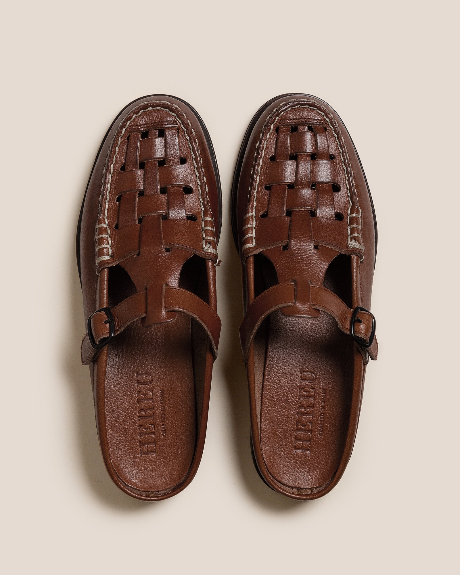FERRIOL MULE - Woven T-bar Mule Loafer - Hereu near me