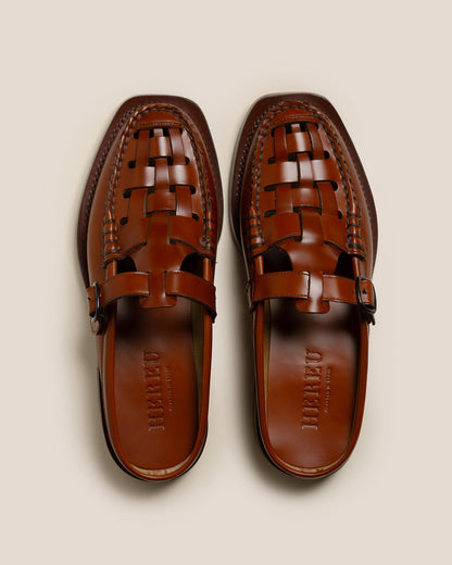 BONELL - Woven T-bar Mule Loafer - Hereu outlet