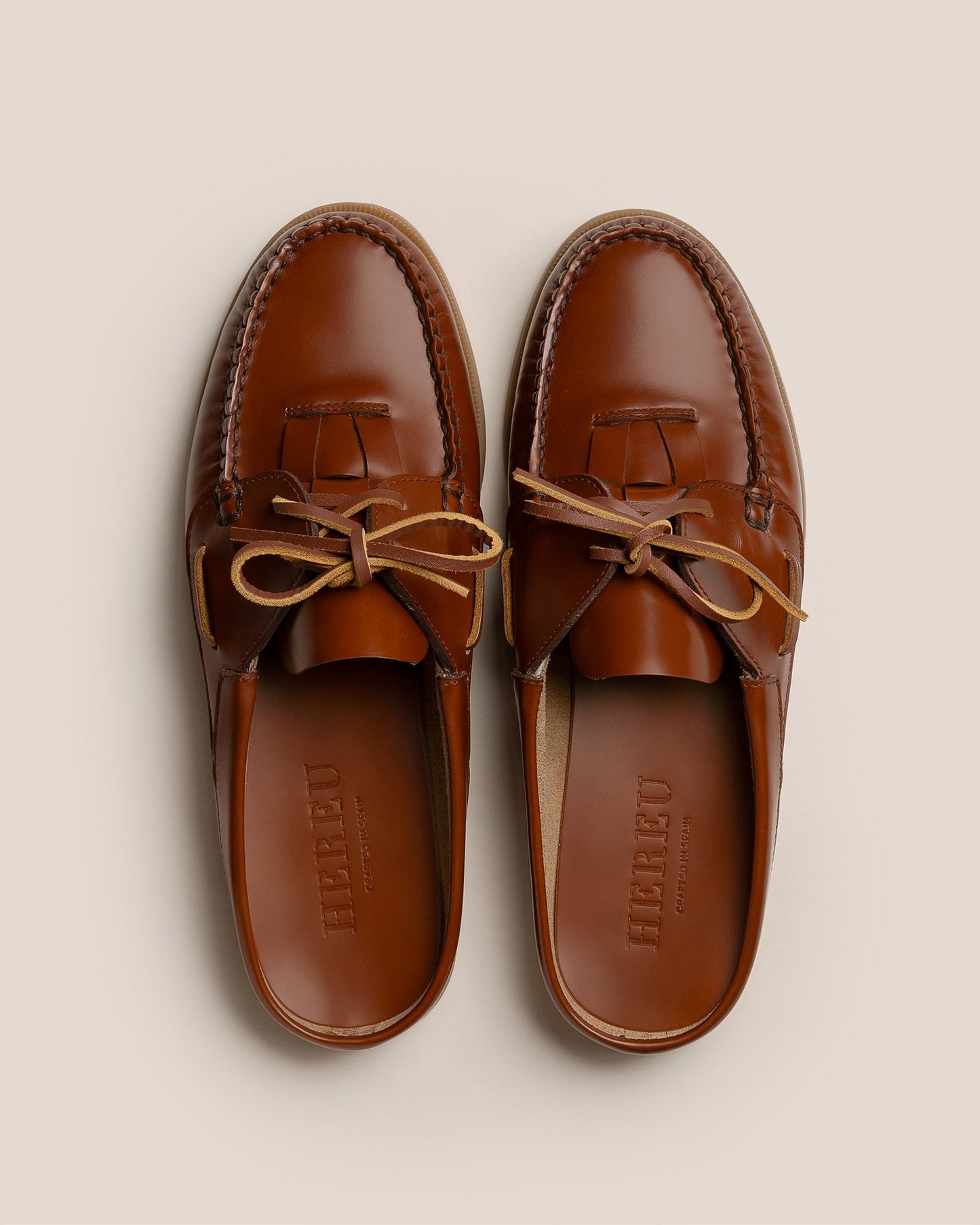 SALER MULE NAUTIC - Mule Lace-up Loafer - Hereu sale