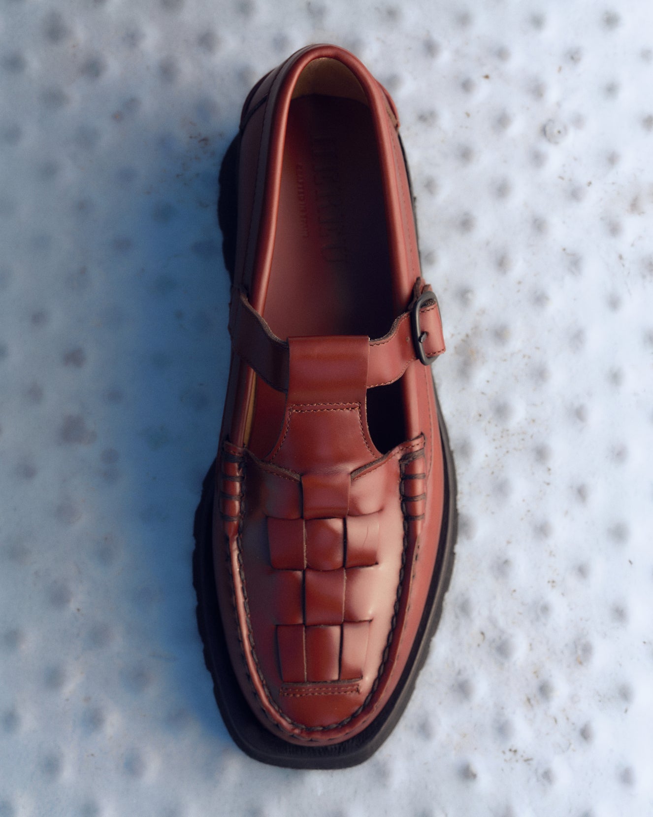 SOLLER SPORT - Tread Sole T-Bar Loafer - Hereu online