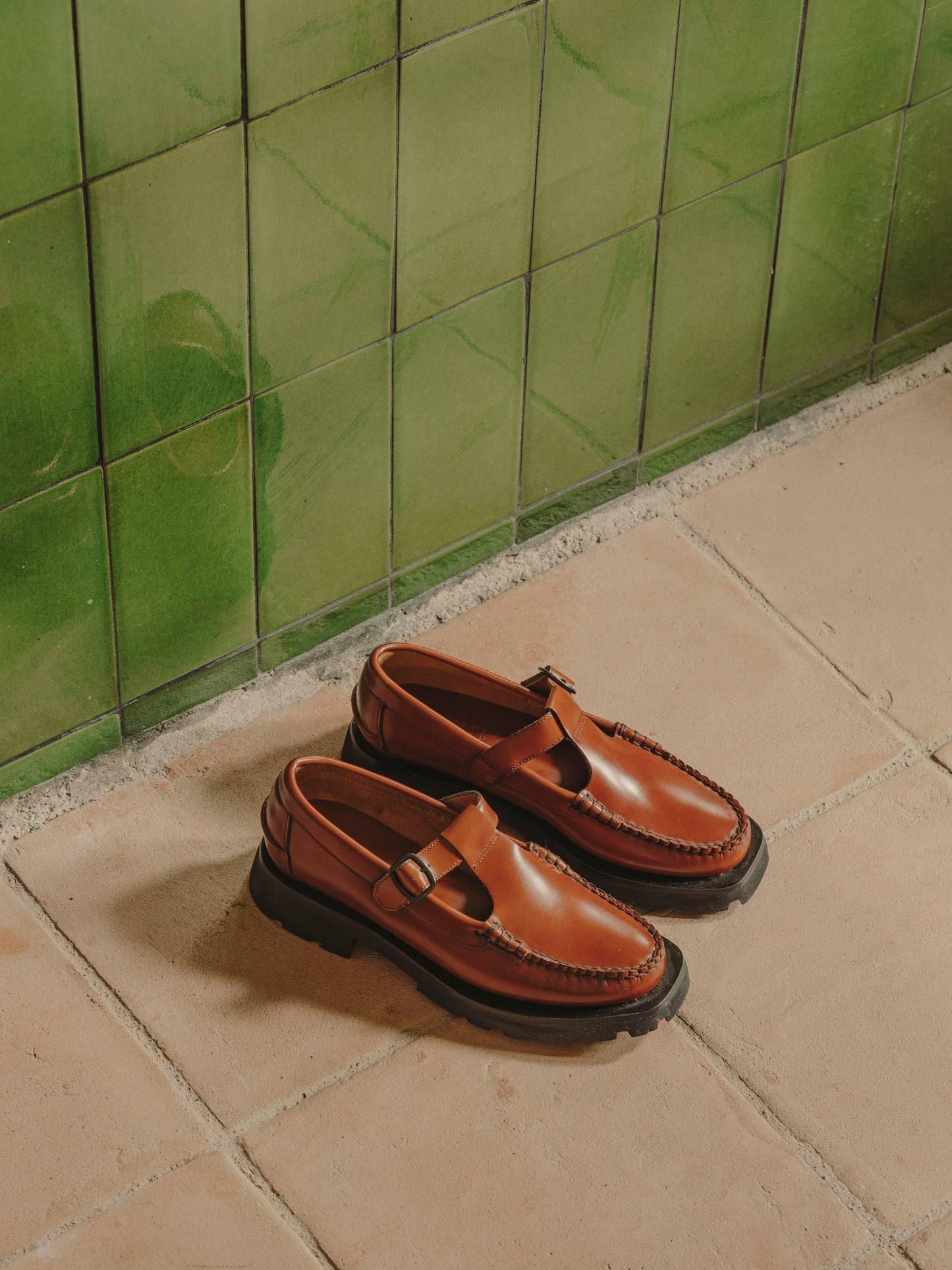 ALBER SPORT - Tread Sole T-Bar Loafer - Hereu US