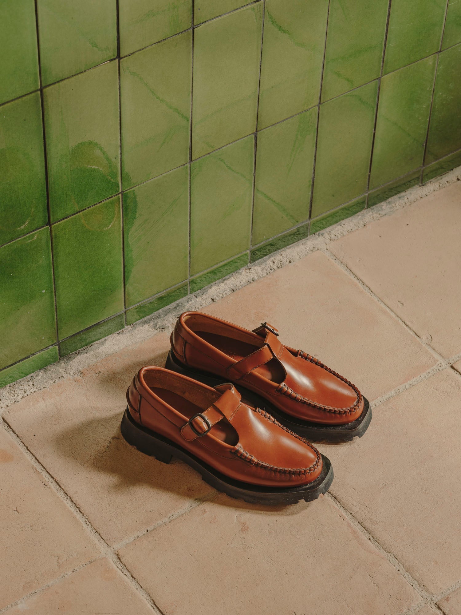 ALBER SPORT - Tread Sole T-Bar Loafer - Hereu US