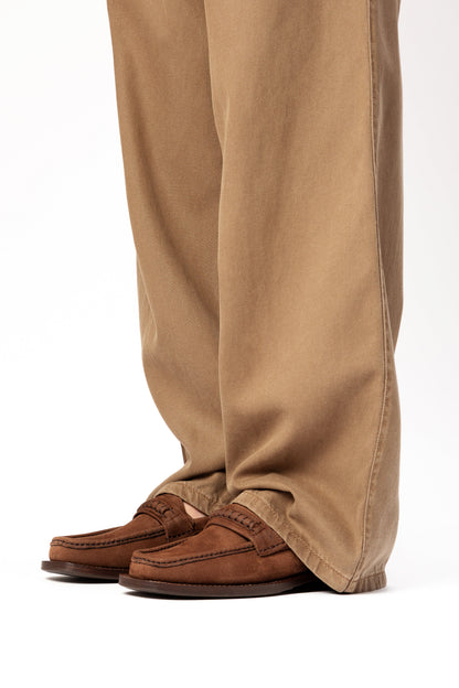BORADA BORDON NUBUCK - Slip-on Moc Toe Loafer - Hereu for sale