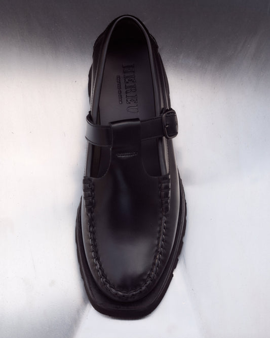 ALBER SPORT - Tread Sole T-Bar Loafer - Hereu on sale