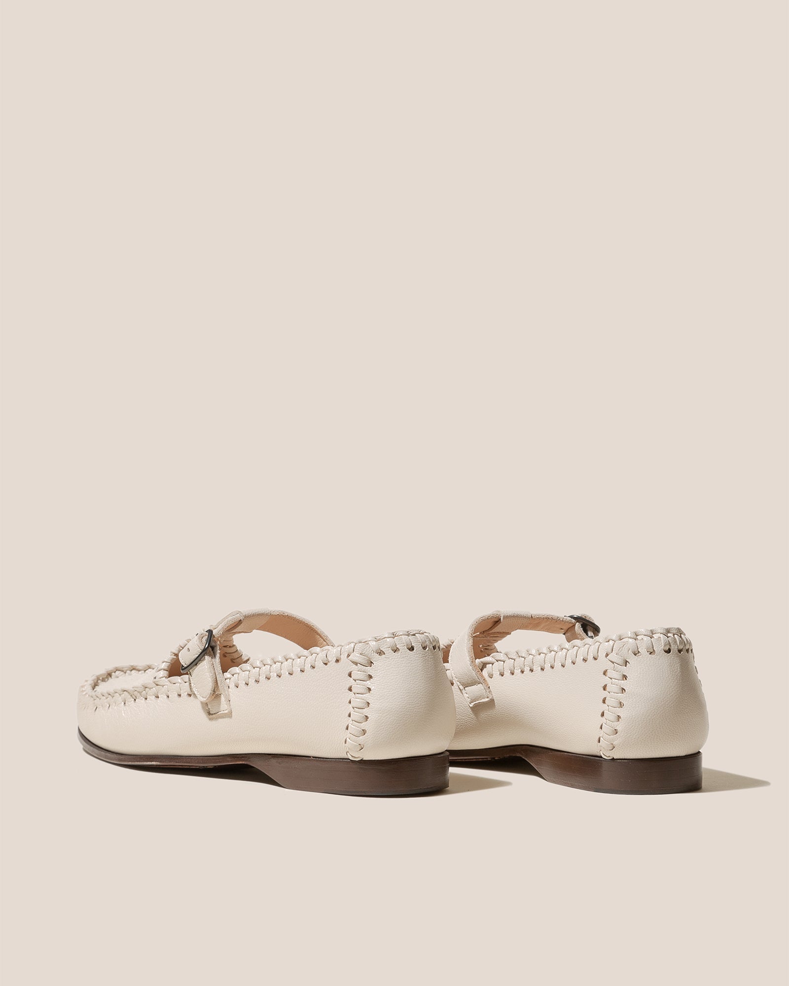 ALCOVER SUPPLE SHINY - Braided Seams T-bar Loafer - Hereu US