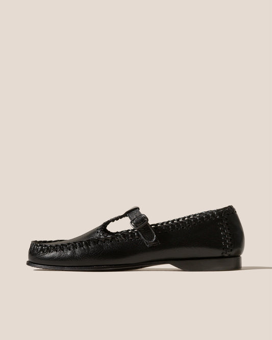 ALCOVER SUPPLE SHINY - Braided Seams T-bar Loafer - Hereu outlet
