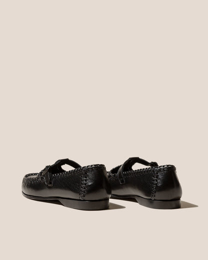 ALCOVER SUPPLE SHINY - Braided Seams T-bar Loafer - Hereu outlet