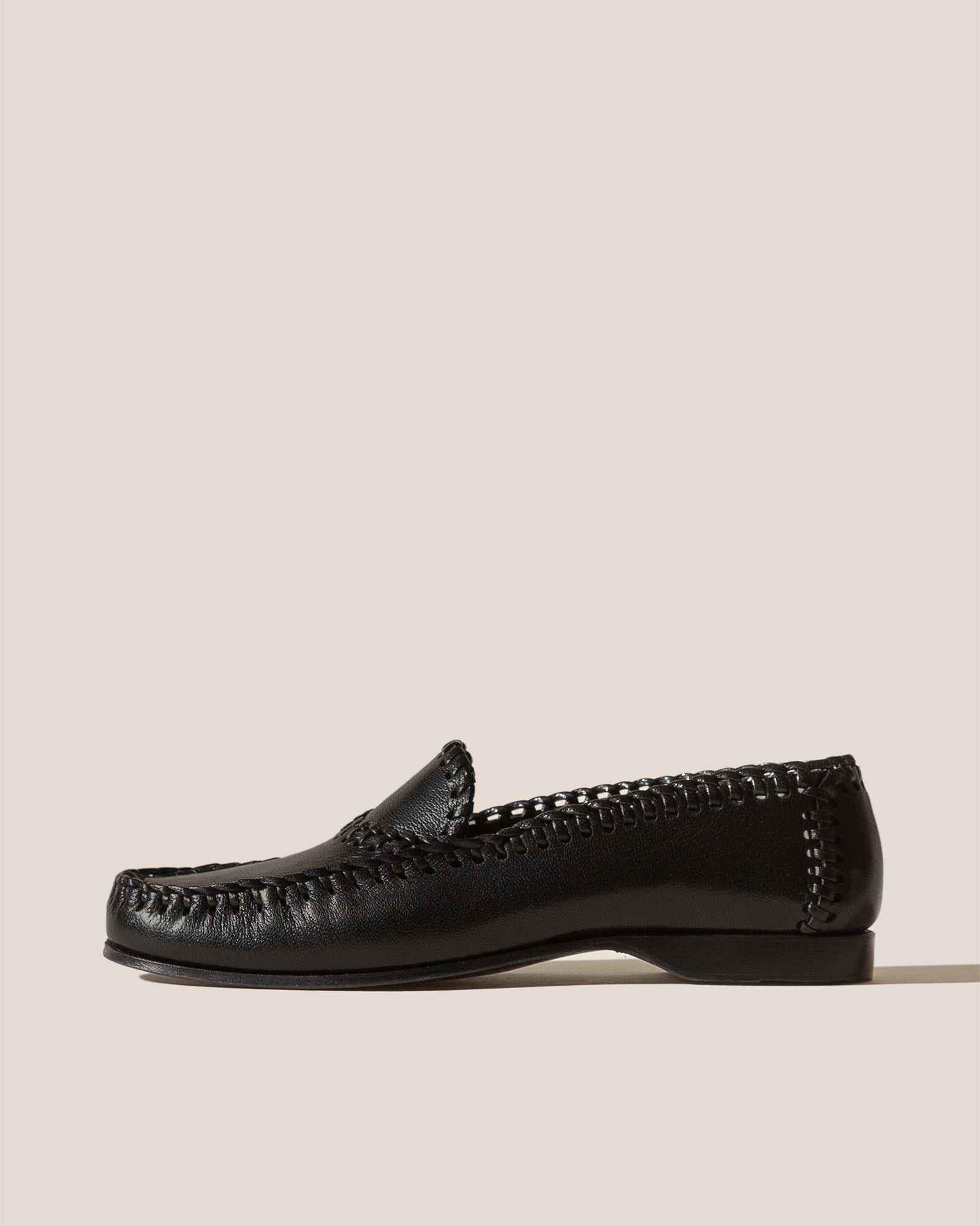 SASTRE SUPPLE SHINY - Braided Seams Slip-On Loafer - Hereu for sale