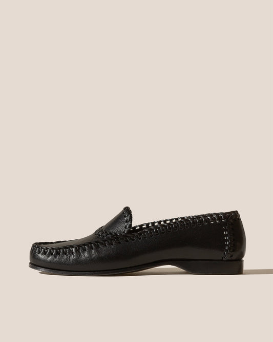 SASTRE SUPPLE SHINY - Braided Seams Slip-On Loafer - Hereu for sale