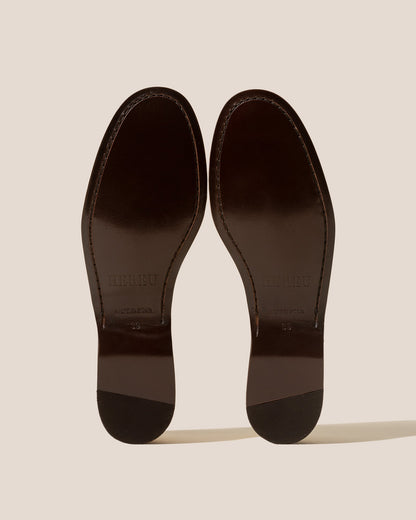 SASTRE SUPPLE SHINY - Braided Seams Slip-On Loafer - Hereu for sale