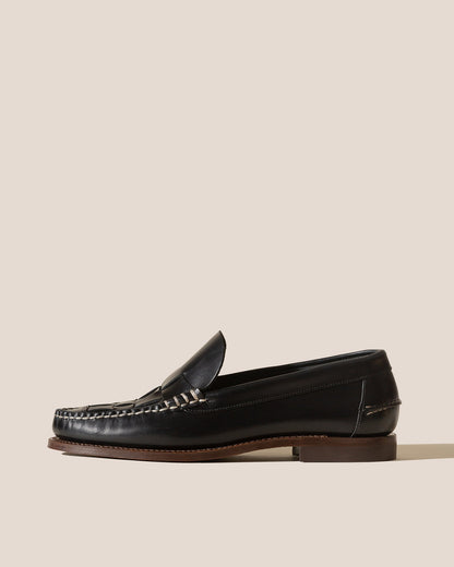 NOMBELA VEG TAN - Interwoven Detail Slip-On Loafer - Hereu US