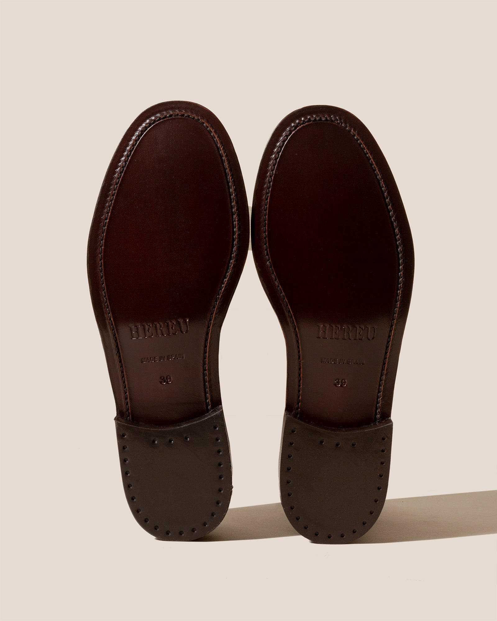 NOMBELA VEG TAN - Interwoven Detail Slip-On Loafer - Hereu US