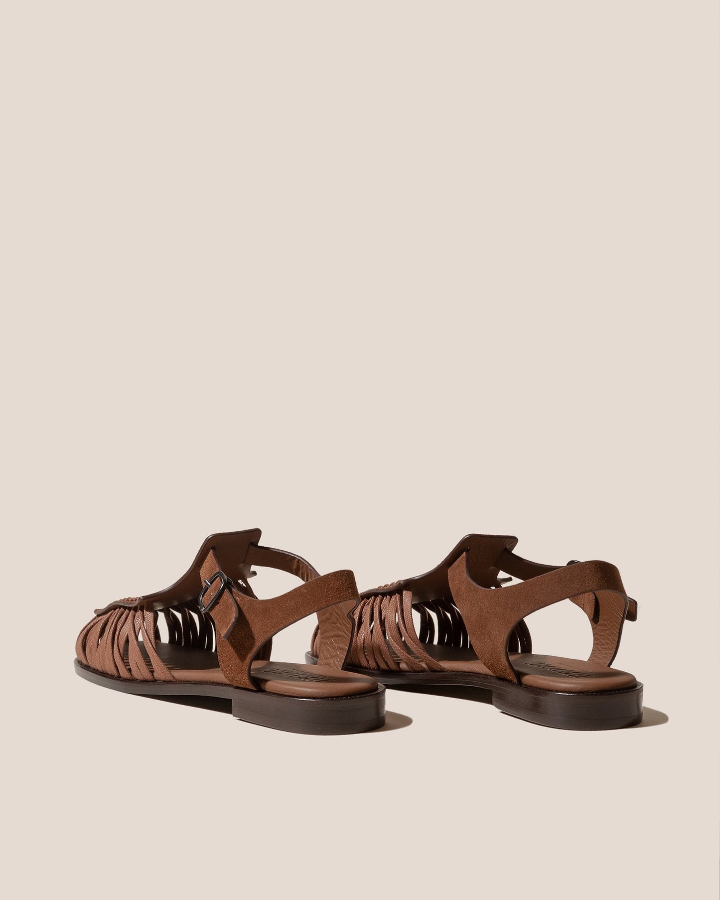 ALARO SUEDE - Square-Toe T-bar Sandal - Hereu on sale