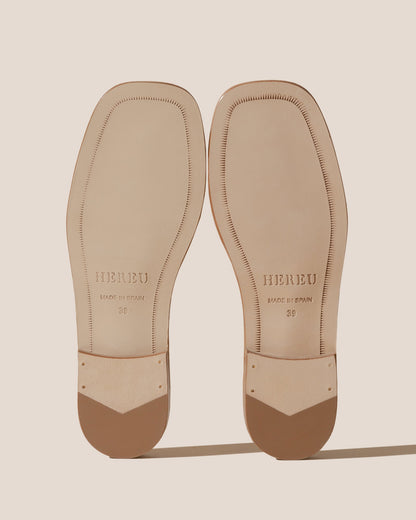 ALARO SUEDE - Square-Toe T-bar Sandal - Hereu on sale