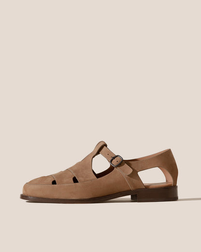BESSO NUBUCK - Woven T-bar Sandal - Hereu discount