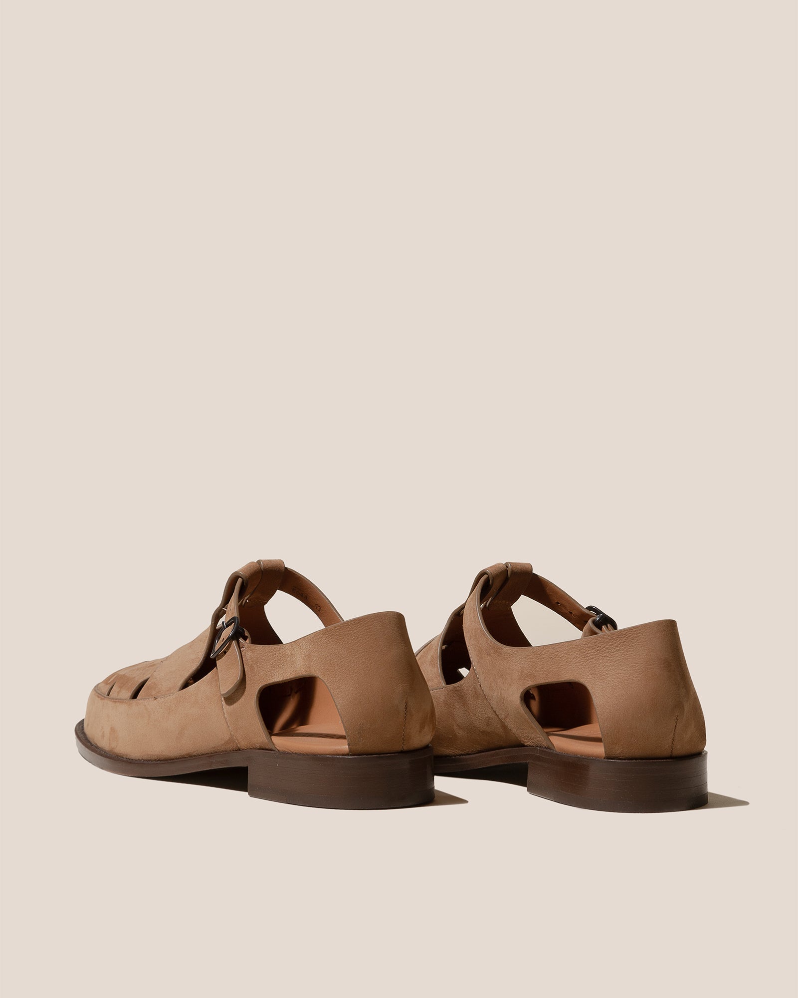 BESSO NUBUCK - Woven T-bar Sandal - Hereu discount