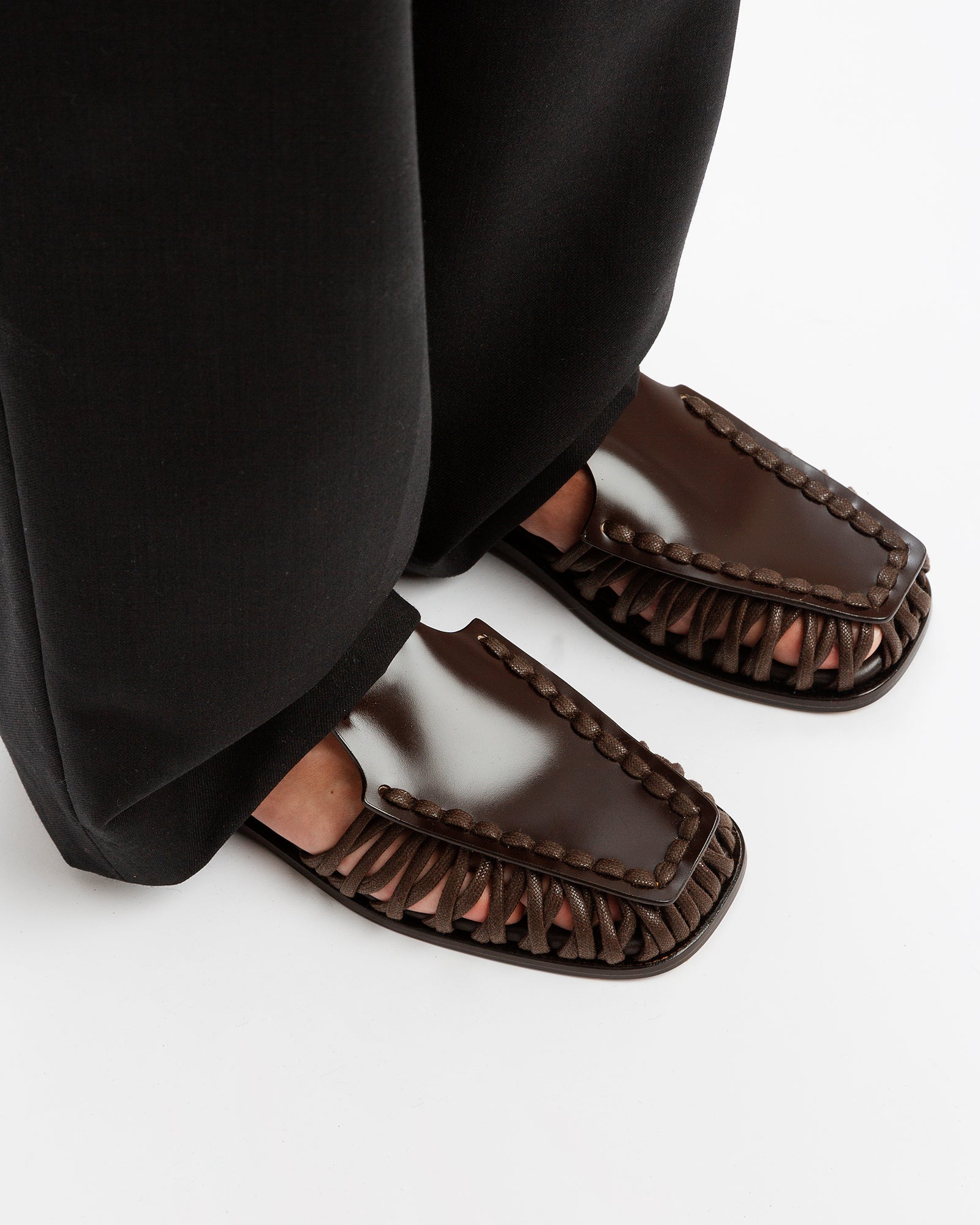 ALARO - Square-Toe T-bar Sandal - Hereu near me