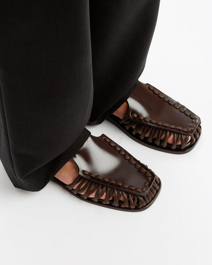 ALARO - Square-Toe T-bar Sandal - Hereu near me