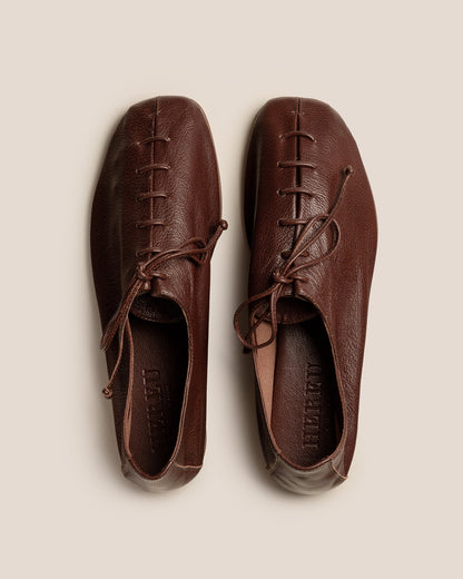 PLEGADA SHINY - Deconstructed Lace-up Shoe - Hereu online