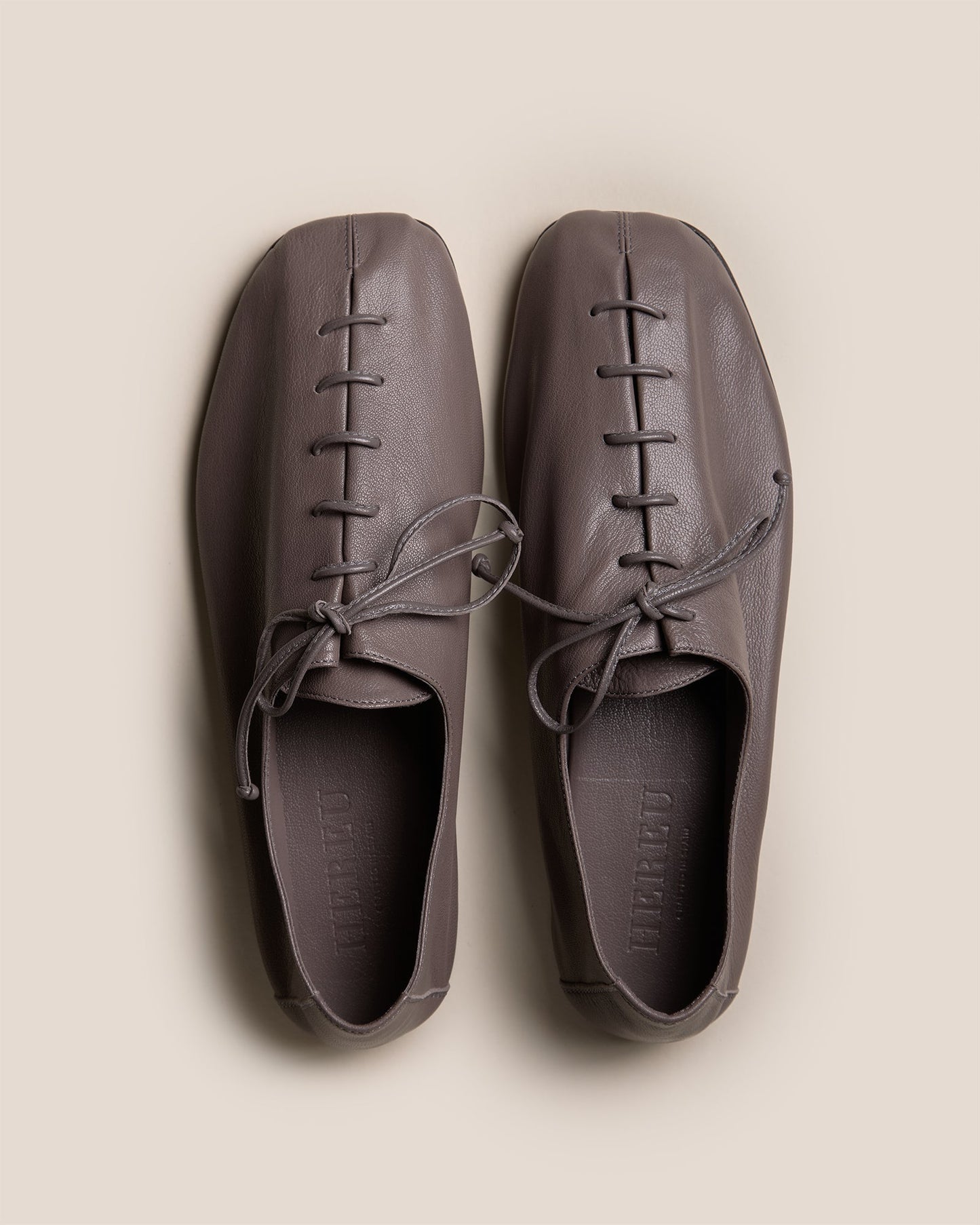 PLEGADA SHINY - Deconstructed Lace-up Shoe - Hereu on sale