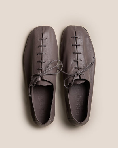 PLEGADA SHINY - Deconstructed Lace-up Shoe - Hereu on sale